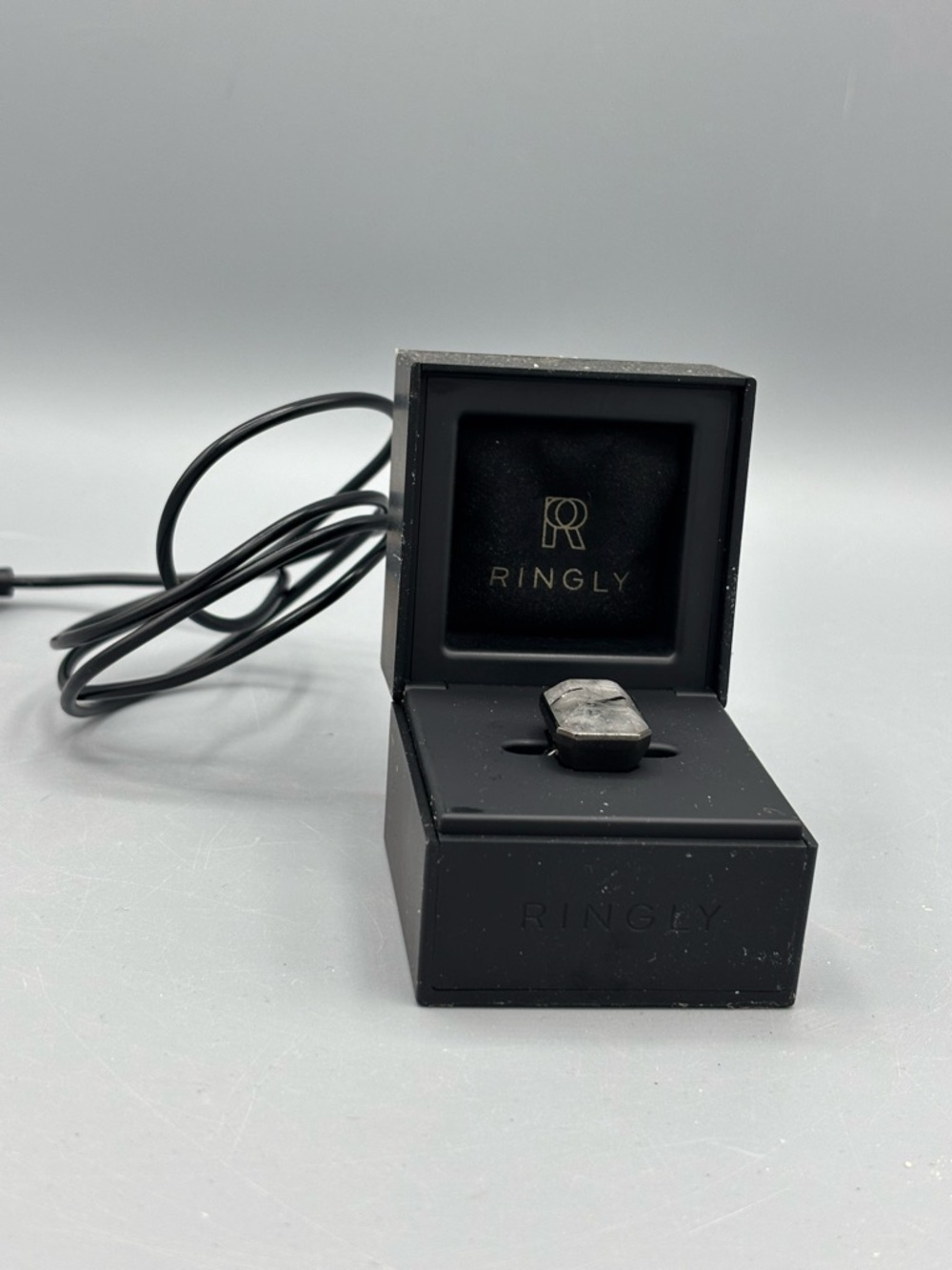 Ringly Smart Ring in Black and Silver